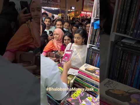 Signing my book Bhalobasha morey jaak