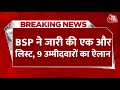 Breaking News: BSP की नई लिस्ट में एक भी मुस्लिम उम्मीदवार नहीं | BSP Candidate List | Mayawati