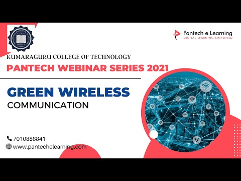 Green Wireless Communication | Kumaraguru College of Technology, Coimbatore | Pantech eLearning