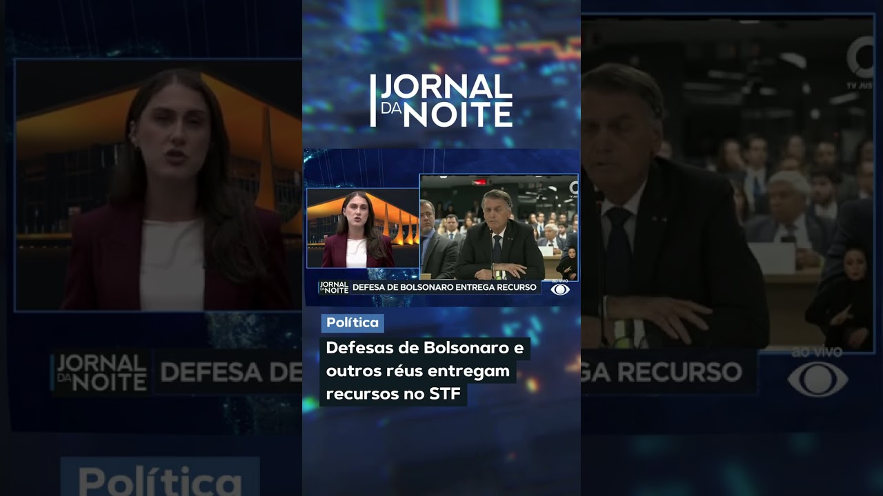 Defesas de Bolsonaro e outros réus entregam recursos no STF