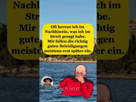 Die besten Sprüche kommen immer zu spät… 😅 #lustig    #witzig   #shorts  #witz  #lustig #flachwitz