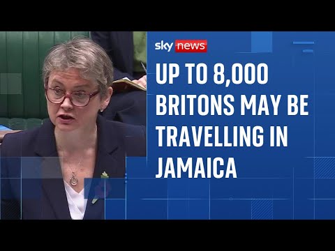 Up to 8,000 British travellers in Jamaica, foreign secretary says | Hurricane Melissa
