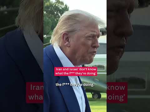Trump uses F-word in Israel Iran rant
