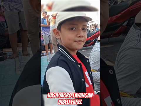 HASIL MORO LAYANGAN DIBELI FAREL | LANGSUNG NGADU || A-Lay.149 #shorts #kite