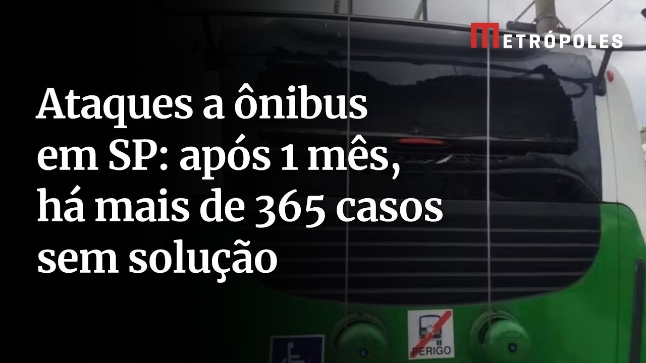 SP tem onda de vandalismo em ônibus e motivação ainda é mistério