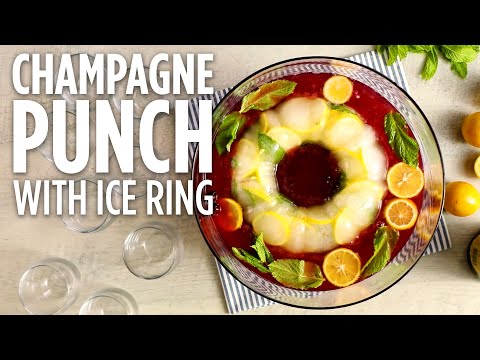 How to Make Champagne Punch | Holiday Drink Recipes | Allrecipes.com