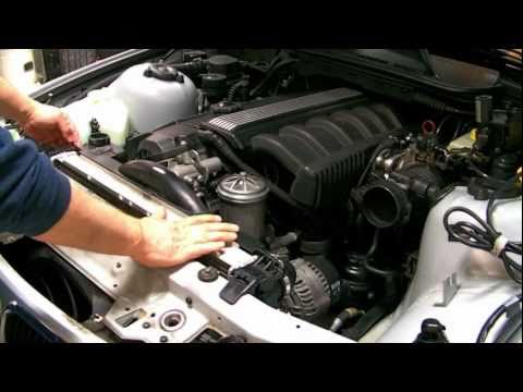 2001 Bmw 530i radiator removal #4