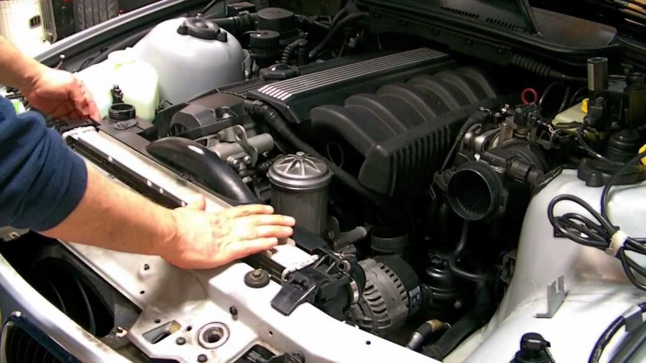 Replace water pump bmw 316i #7