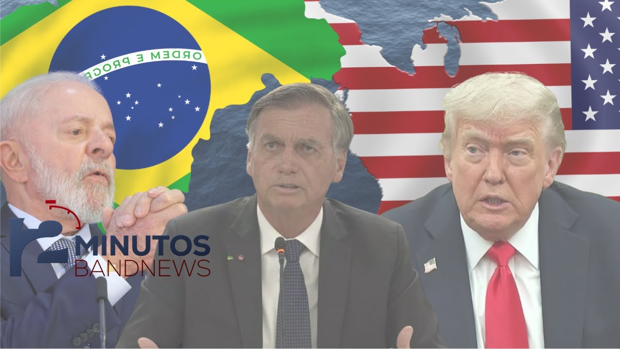 BandNews em 2 Minutos 070725   Noite Trump defende Bolsonaro e Lula rebate na cúpula do BRICS
