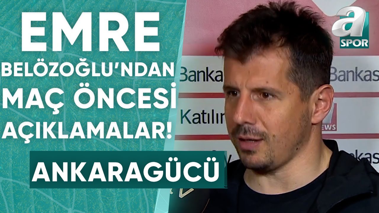 MKE Ankaragücü'nde Emre Belözoğlu: "İyi Hazırlandık!" / A Spor / Türkiye'nin Kupası / 23.04.2024