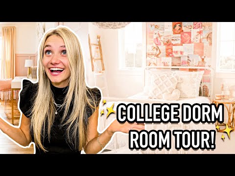 ROOM TOUR!!! DORM MAKEOVER for JAINE!