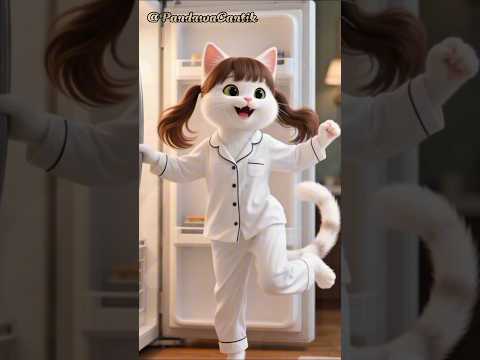 joged pintu kulkas😂😂 #shortvideo #comedy #kucinganggoralucudanimut #kucinglucu