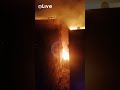 Huge #fire engulfs part of Al-Ahram film studio in Egypt