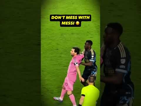 Never mess with Messi