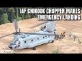 Air Forces Chinook Helicopter Makes Emergency Landing In Punjab