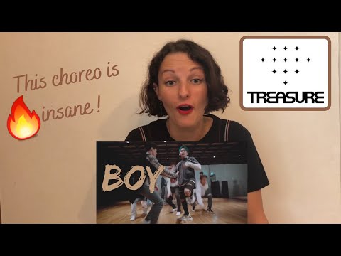 Vidéo TREASURE - 'BOY' DANCE PRACTICE VIDEO REACTION                                                                                                                                                                                                                 