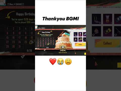 BGMI was the first one to wish me on my B'day 🎈🎂 #bgmi #shorts #viral