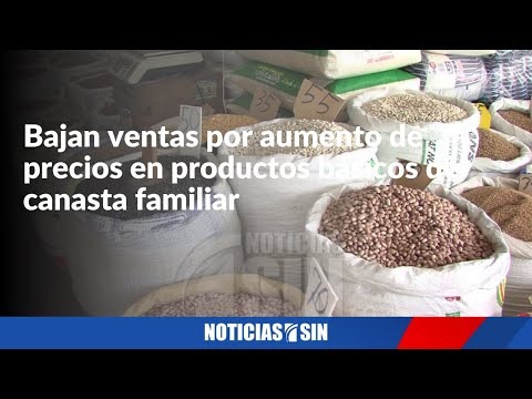 Bajan ventas por aumento de precios en productos básicos de canasta familiar