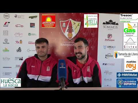 GORRI Y CAVERO (Jugadores Illueca) UD Barbastro 2-1 Illueca CF / Jornada 26 / 3ª División