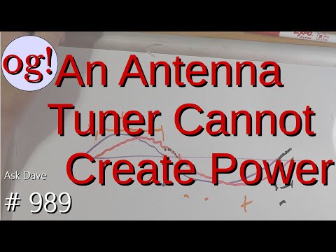 An Antenna Tuner Cannot Create Power (#989).