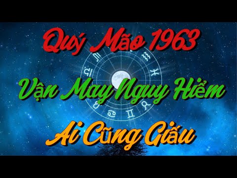 AI CŨNG GIẤU, Nhưng Đây Là Vận Hạn Nguy Hiểm Của Quý Mão 1963 !!!