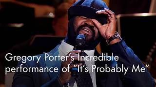 Gregory Porter performs It&#39;s Probably Me at the Polar Music Prize Ceremony 2017