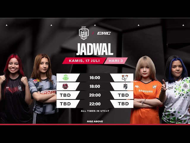 🔴 LANGSUNG | HARI 3 | MWI di Babak Knockout EWC 2025 | (IND)