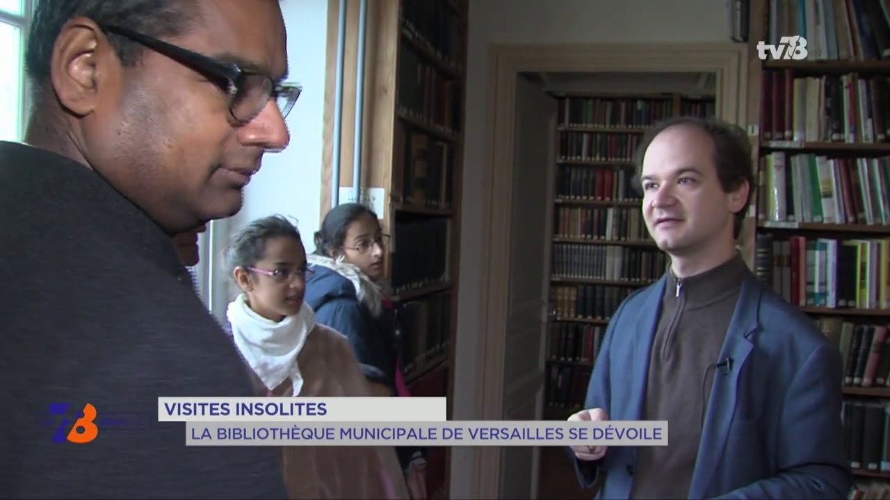 Culture : visite insolite de la bibliothèque de Versailles