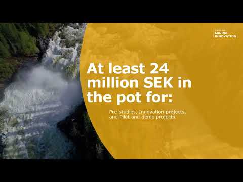 Swedish Mining Innovation Open Call 2022
