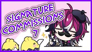 ZATSU & SIGNATURE COMMISSIONS 7【NIJISANJI  EN | Doppio Dropscythe】