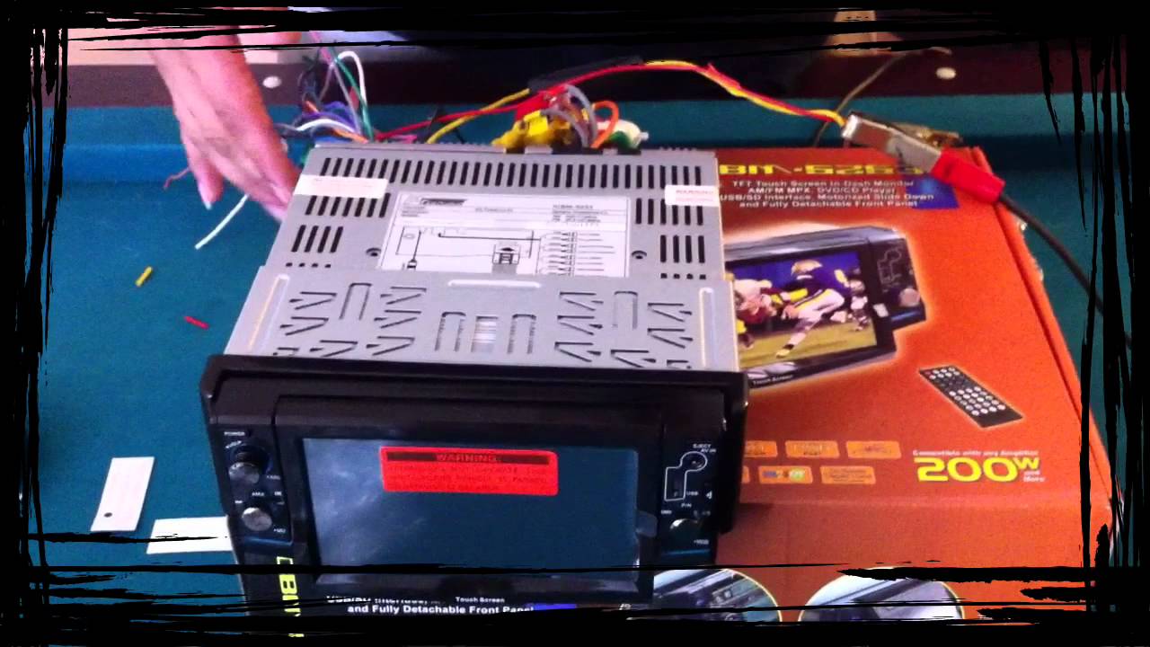 HOW TO WIRE UP STEREO - YouTube sd wiring diagram 