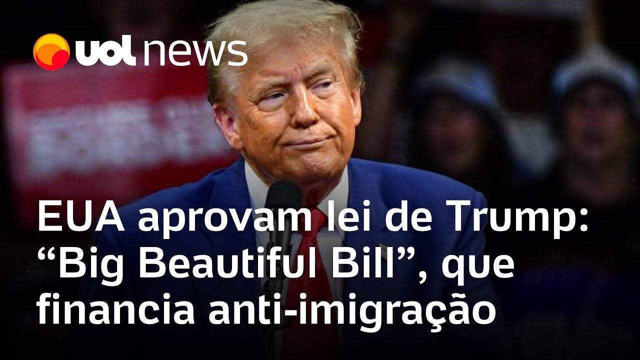 EUA aprovam lei de Trump’ que corta gastos com saúde e financia políticas anti-imigração
