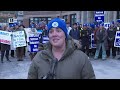 Newton, Massachusetts, teachers strike for an eighth day  - 02:48 min - News - Video