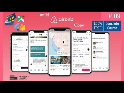 Build Rental Marketplace like Booking.com, Airbnb Clone with Flutter and Firebase as Backend Course