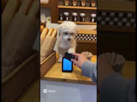 #sora #AI #dog #bakery #cute #cutedog #work #犬 #ちわまる #ちわまるのべる