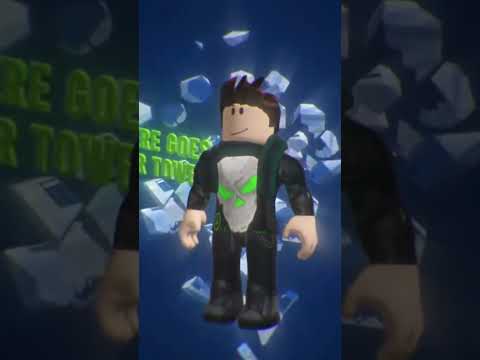 KABOOM 💥 there goes your tower #funny #edit #roblox