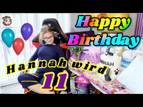 11. GEBURTSTAG 🎈 Meine Geschenke auspacken - XL Video 💖 Hannah Spezial