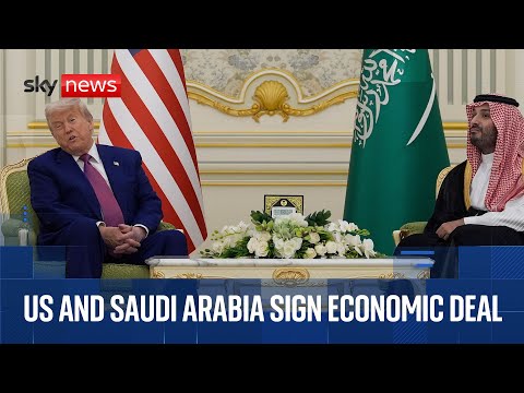 President Trump signs agreements with Saudi Arabia