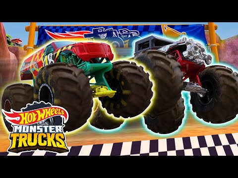 Hot Wheels Monster Trucks Blast Off for the Champions Cup! 💥🤯 | Hot Wheels