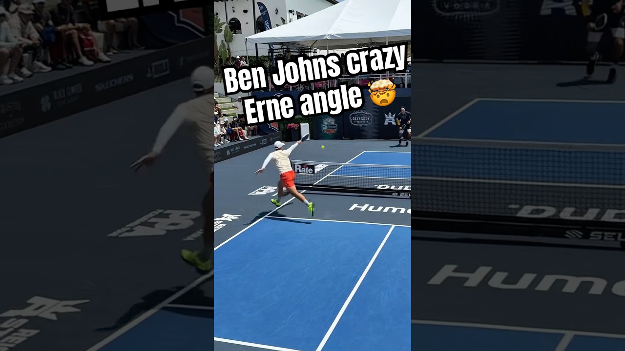 The guy has got wings on his feet 🪽 @BenJohns_pb #pickleball