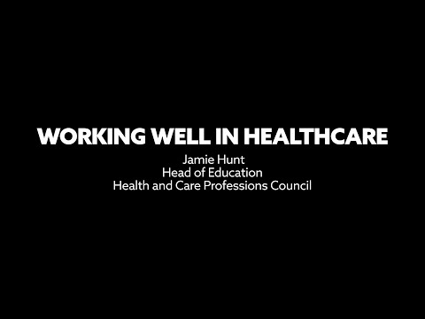 Working Well in Healthcare Event 2025 - Jamie Hunt