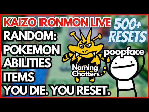 NAMING POKEMON AFTER CHATTERS  | kaizo ironMON
