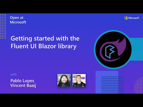 Getting started with the Fluent UI Blazor library