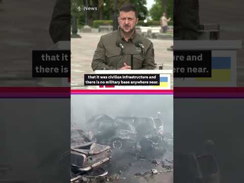 Zelensky condemns Russian attack in eastern Ukraine