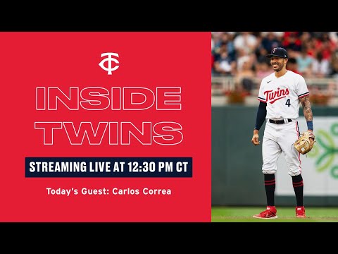 1/11/23 - Inside Twins featuring Carlos Correa LIVE at 12:30pm CT video clip