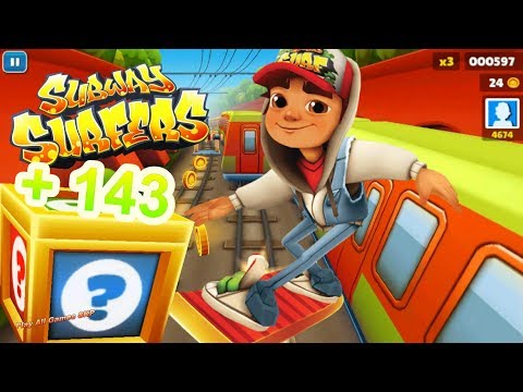 SUBWAY SURFERS: A SALTO DE TREN + BONUS: ✔ 143 CAJAS MISTERIOSAS