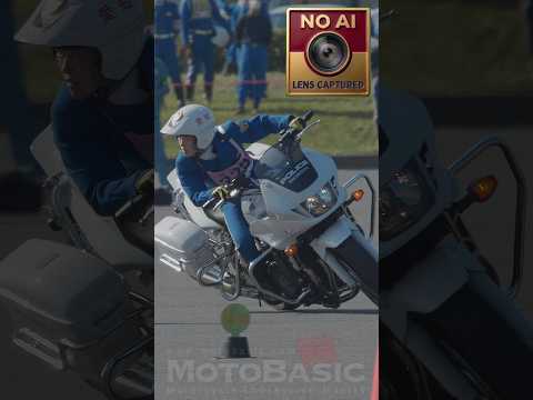 Female Slalom Master Police Motorcycle Rodeo Gymkhana Honda CB1300 Flawless Maneuver Aichi2252021
