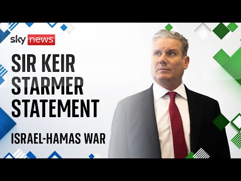 Watch live: Sir Keir Starmer delivers speech on Israel-Hamas war