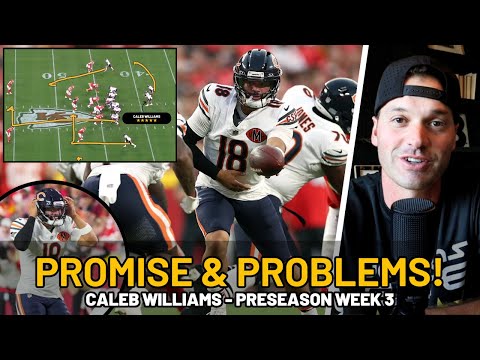 What Caleb Williams Still Has to Fix | Preseason Week 3 Film Analysis vs Chiefs