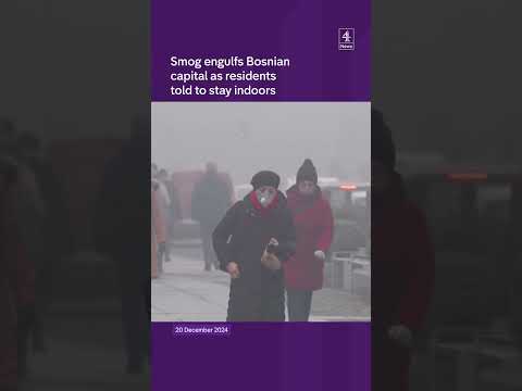 Thick smog engulfs Bosnian capital